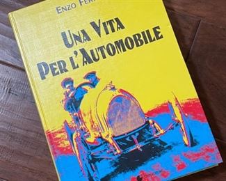 Una Vita Per L Automobile Enzo Ferrari 1998 Book	13.25x9.75in	
