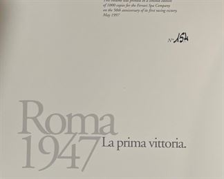1947 Roma La Prima Vittoria 125s Ferrari Book Limited	12.75x12.75	
