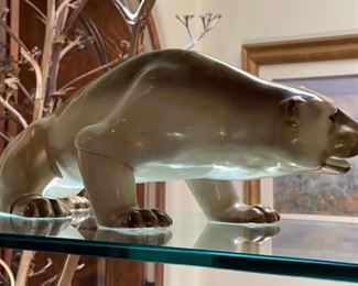 Giulia Mangani Porcelain Mountain Lion Panther Porcellane dárte Jaguar Oggetti	10 x 33 x 10.5	HxWxD
