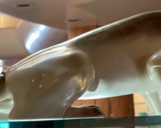 Giulia Mangani Porcelain Mountain Lion Panther Porcellane dárte Jaguar Oggetti	10 x 33 x 10.5	HxWxD
