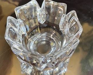 Orrefors crystal vase bowl small	3.5in H x 4in diameter	
