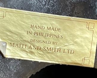 Maitland Smith Bronze Lamp	31in H x 10.75in Diameter	
