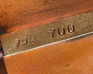 4pc Custom Copper & Brass Centerpiece candles	Centerpiece: 4in H x 12in Diameter	

