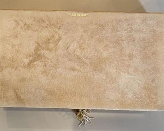 Italian Burlwood Jewelry box	3.5x6x12in	HxWxD
