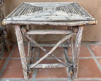 Rustic Bentwood Branch & Twig End Table	22 x 22 x 22	HxWxD
