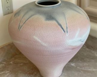 Southwest Ceramic Vase	18in H x 17in Diameter 	
