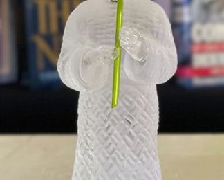 Saint Louis Crystal Asian Flute Player Figurine St	5.5in H	
