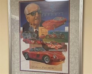 Ferrari A Tribute to Enzo Framed Poster	30.5x24.5in	
