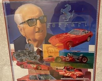 Ferrari A Tribute to Enzo Framed Poster	30.5x24.5in	