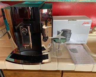 Jura E8 Espresso Machine with Cool Control Milk Cooler	13x11x16	HxWxD
