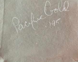Charles M. Huckeba Pacific Gold Rock Art Box	8x12x12	HxWxD
