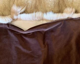 Genuine Fur Throw Blanket by Fun with Fur Chicago Silver Fox	67x42	
