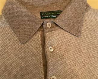 Armani Collezioni Men's Full Zip Jacket Sweater Black Size L	Size Large	
