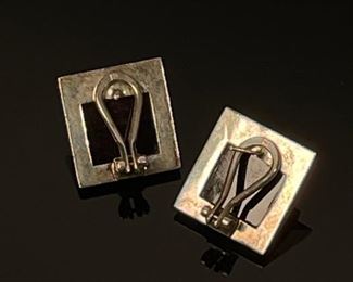925 Sterling Silver Amber earrings