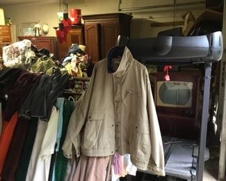 Clothes and garage items 