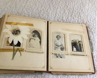 Antique photo albums, original photos 