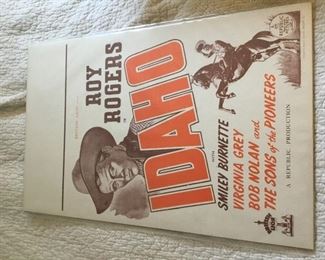 Roy Rogers Idaho poster 