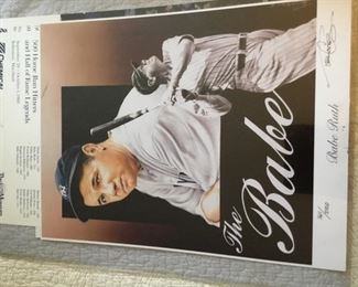 The Babe limited edition art, Babe Ruth 