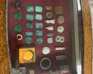 various jade pieces