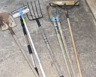 Group Lot Of Garden Tools