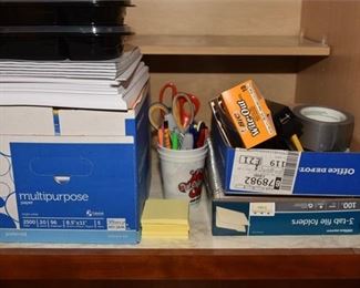 Group Lot Of Office Supplies