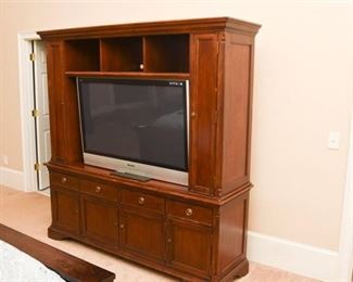 Large Entertainment Cabinet and PAMASONIC TV