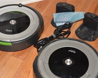 Two 2 IROBOT Roomba Vacuums
