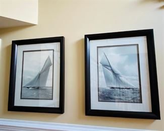 Pair of Ship Pictures: $300