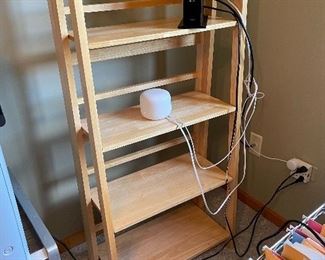 Light wood book shelf