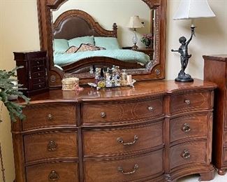 Bernhardt dresser and mirror