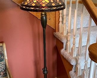 Stain glass floor lamp