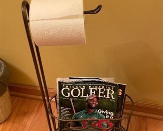 Toilet paper/magazine holder