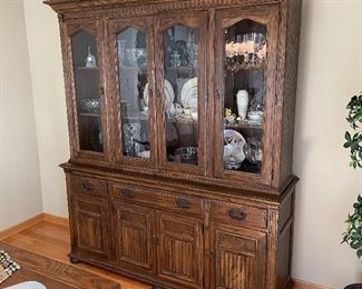Walter E. Smithe hutch - top can be removed and bottom used a s a sideboard/credenza