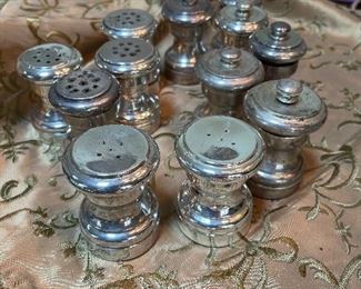 Tiffany sterling silver salt & pepper shakers