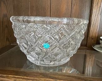 Tiffany crystal bowl