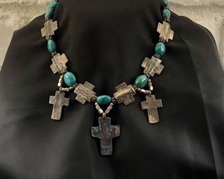 Vintage Doug and Mary Hancock Turquoise and Sterling