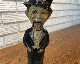 Charlie McCarthy Windup Tin Toy, Working!
Circa 1930’s by Louis Marx & Co, USA