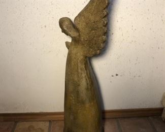 Angel Statue Signed Barboglio