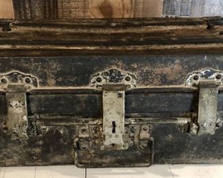 Antique Catalonian Metal Security Box
Circa 1915, has 3 part locking system. Key is not included but box is not locked
Comes with provenance. See pictures