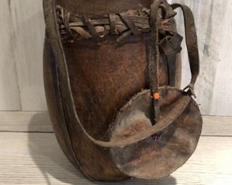 Lidded Water or Milk Vessel, (West African?)