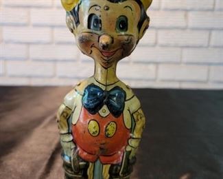 Marx Tin Litho Wind Up Toy Pinocchio