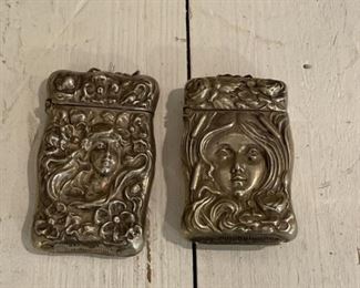 (2) Silver Flip Lighters total weight together is 55.18 grams