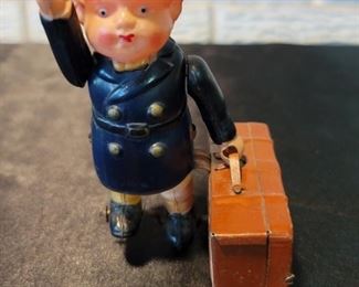 OCCUPIED JAPAN TRAVELING Boy Ceuloid Win Up -