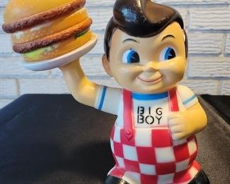 Vintage Hard Rubber Big Boy Piggy Bank