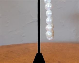 Large Baroque cultured pearl bracelet