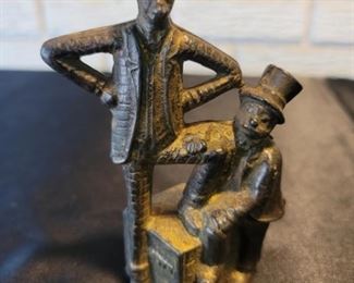 Mutt & Jeff - Antique Cast Iron - Still Bank