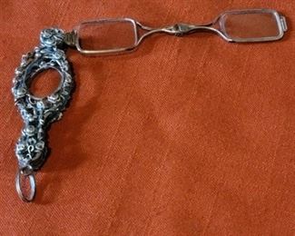 Vintage Lorgnette Folding Glasses