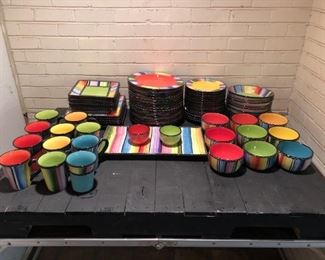 (74) Pieces Certified International Nancy Green Dinnerware pattern discontinued (2005-2008)