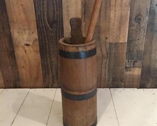 Rustic Primitive Butter Churn, Farmhouse Decor