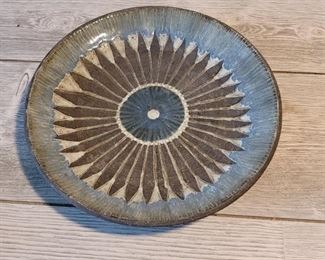 Signed  Elsi 10in Pottery Platter